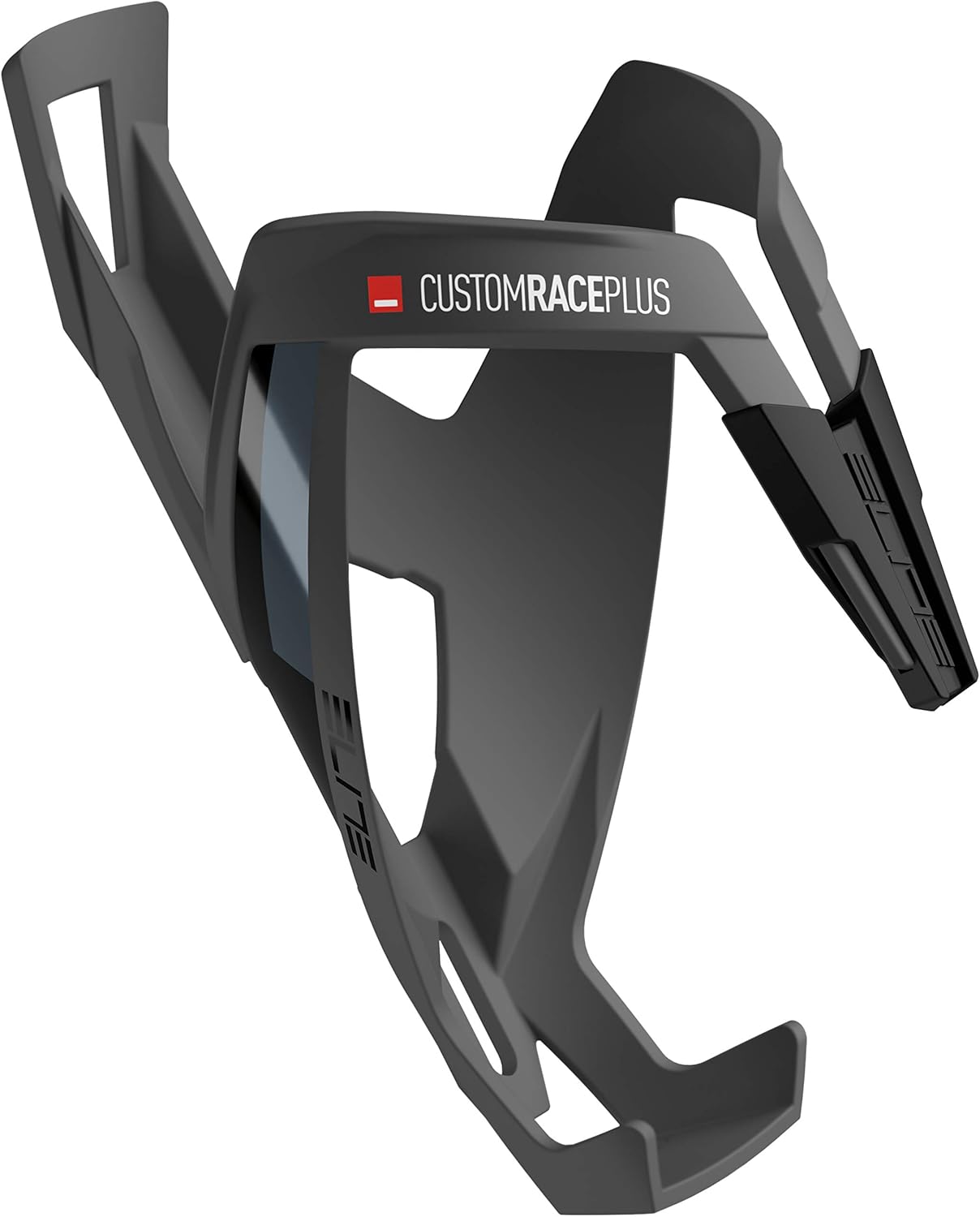 Elite Custom Race Plus Bottle Cage, Soft Touch Black – Secure and Versatile Bottle Retention