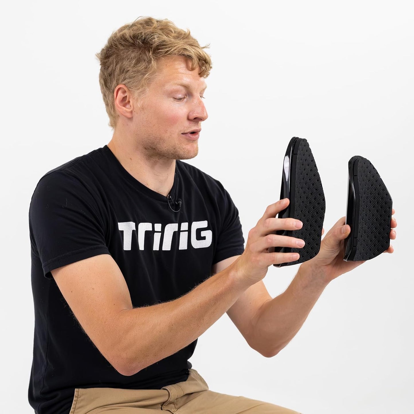 TRIRIG - Signature Closed Back Arm Cups - Triathlon Bike Accessory - Aero Bar Pad Comfort with Textured Grips - Durable Scoop Design for Cycling Upgrade, Lightweight Bike Accessory with Adjustable Fit