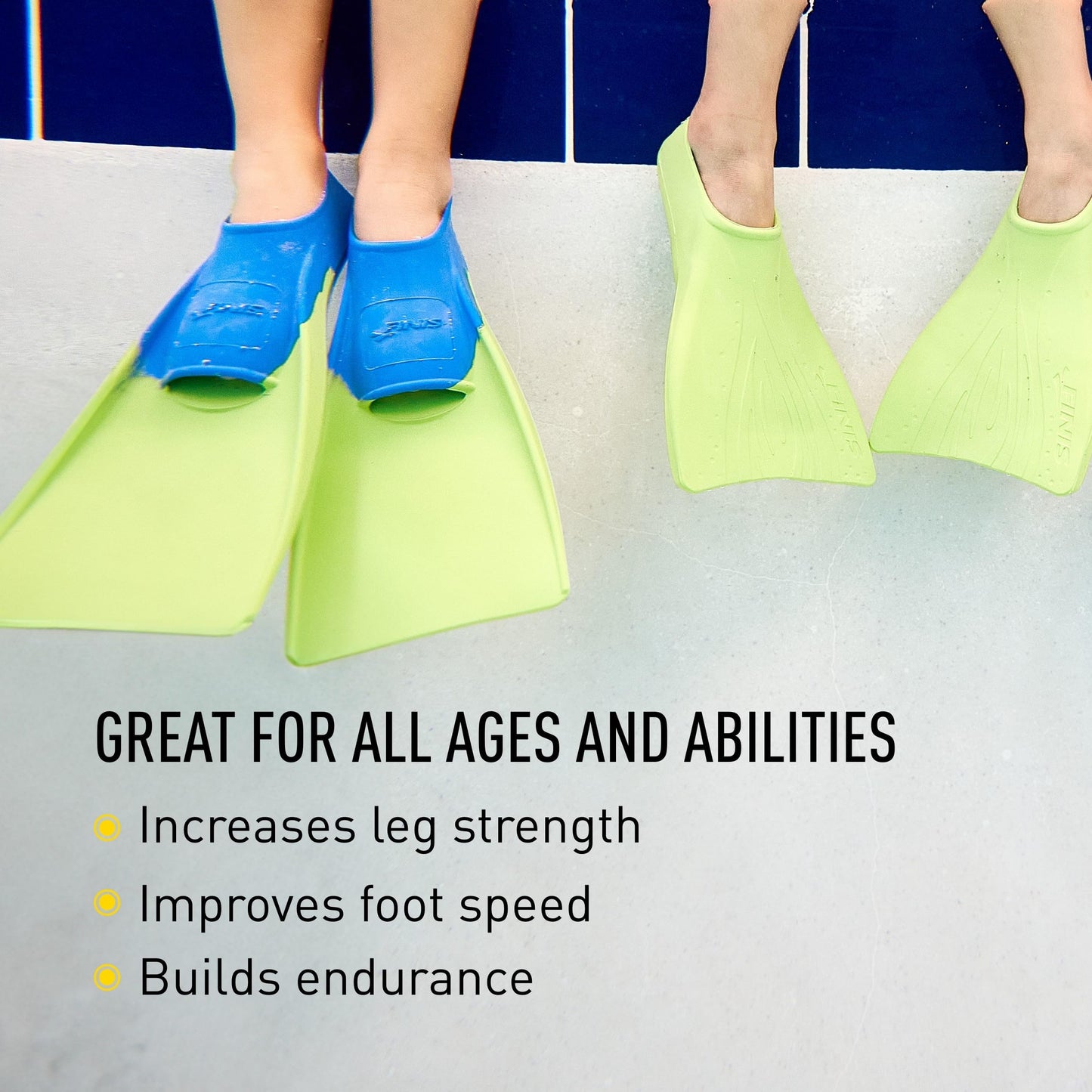 FINIS Long Floating Fins for Swimming, Training, Snorkeling.