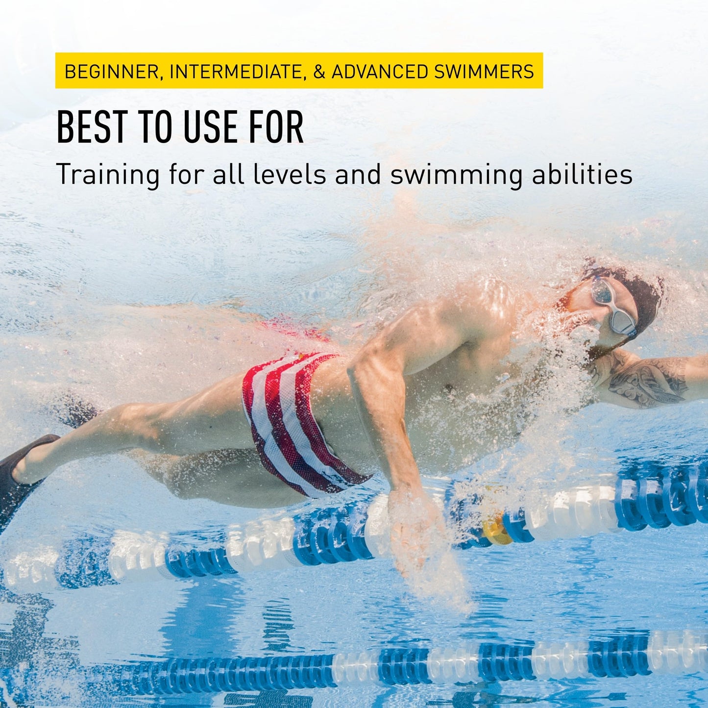 FINIS Long Floating Fins for Swimming, Training, Snorkeling.